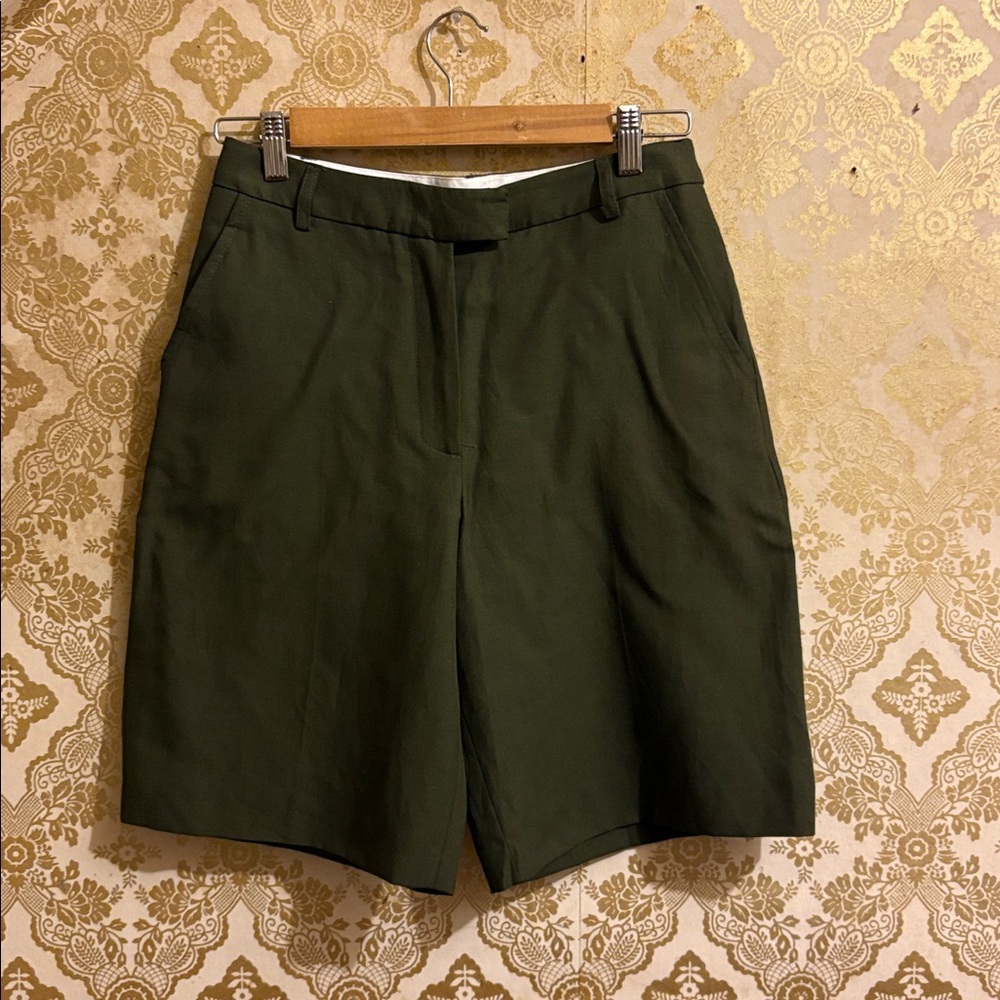 Karen Millen Olive Green Shorts